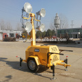 7 M Mobile Led Tower Light with Diesel Generator